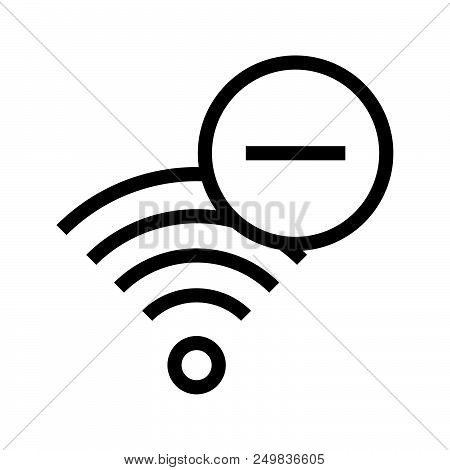 Wifi Minus Elements For Mobile Concept And Web Apps.