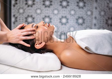 Medical Massage Concept.