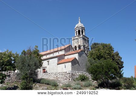 ZRNOVO, CROATIA - SEPTEMBER 02: Saint Martin Church in Zrnovo, Croatia, on September 02, 2016.