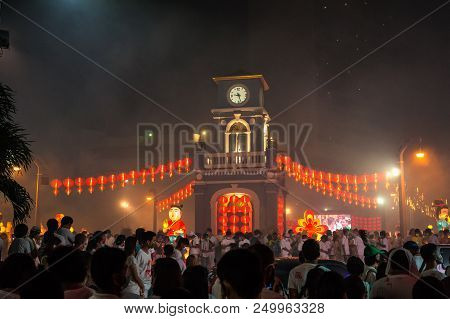 09oct2016-phuket,thailand: The Phuket Vegetarian Festival Is The Most Important Annual Events, Which