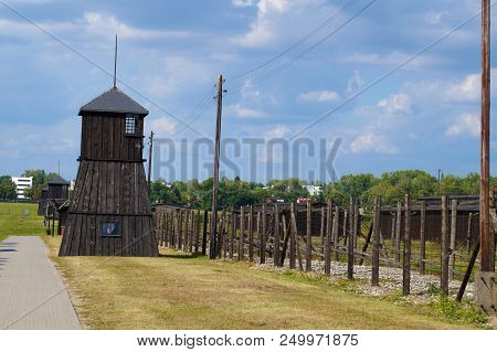Majdanek, Poland,  2018-07-07. Museum Created In The Former German Nazi Concentration Camp.