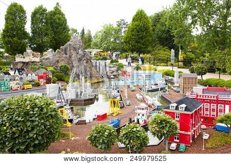 Billund Denmark, June 15 2018 - Legoland In Billund Denmark