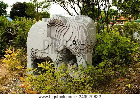 Billund Denmark, June 15 2018 - Legoland In Billund Denmark