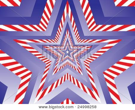 abstrakt american flag