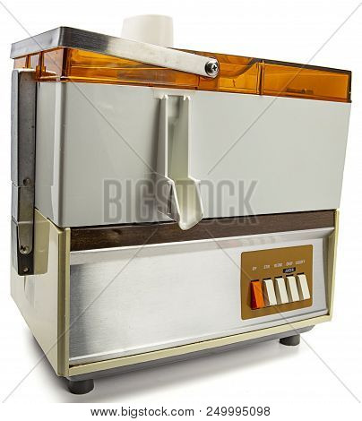 Vintage Juicer Isolated On A White Background