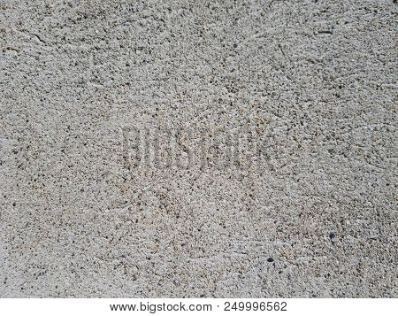 Wall Background Made Of Cast Gray Concrete S.