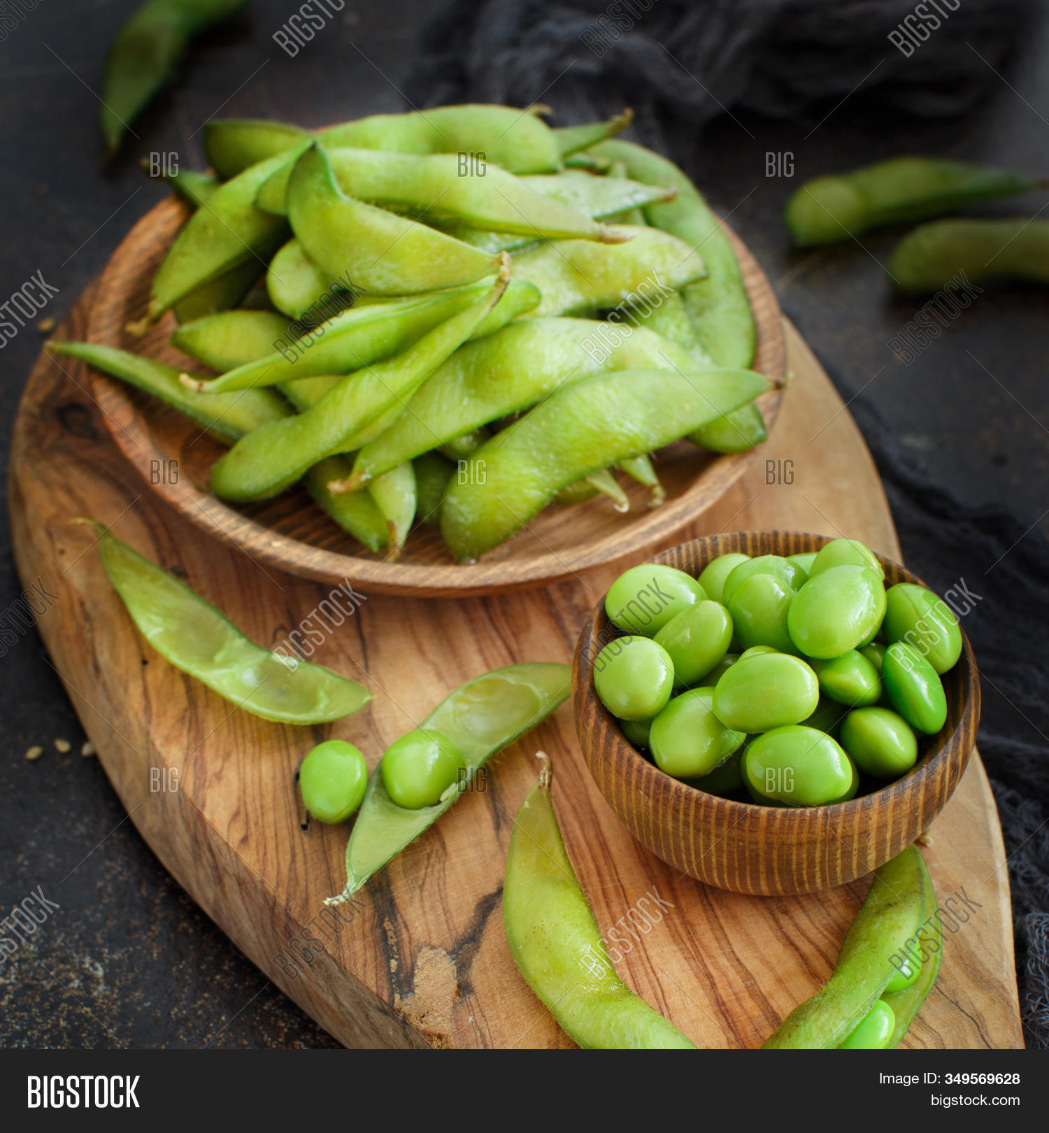 Green Organic Edamame Image & Photo (Free Trial) Bigstock