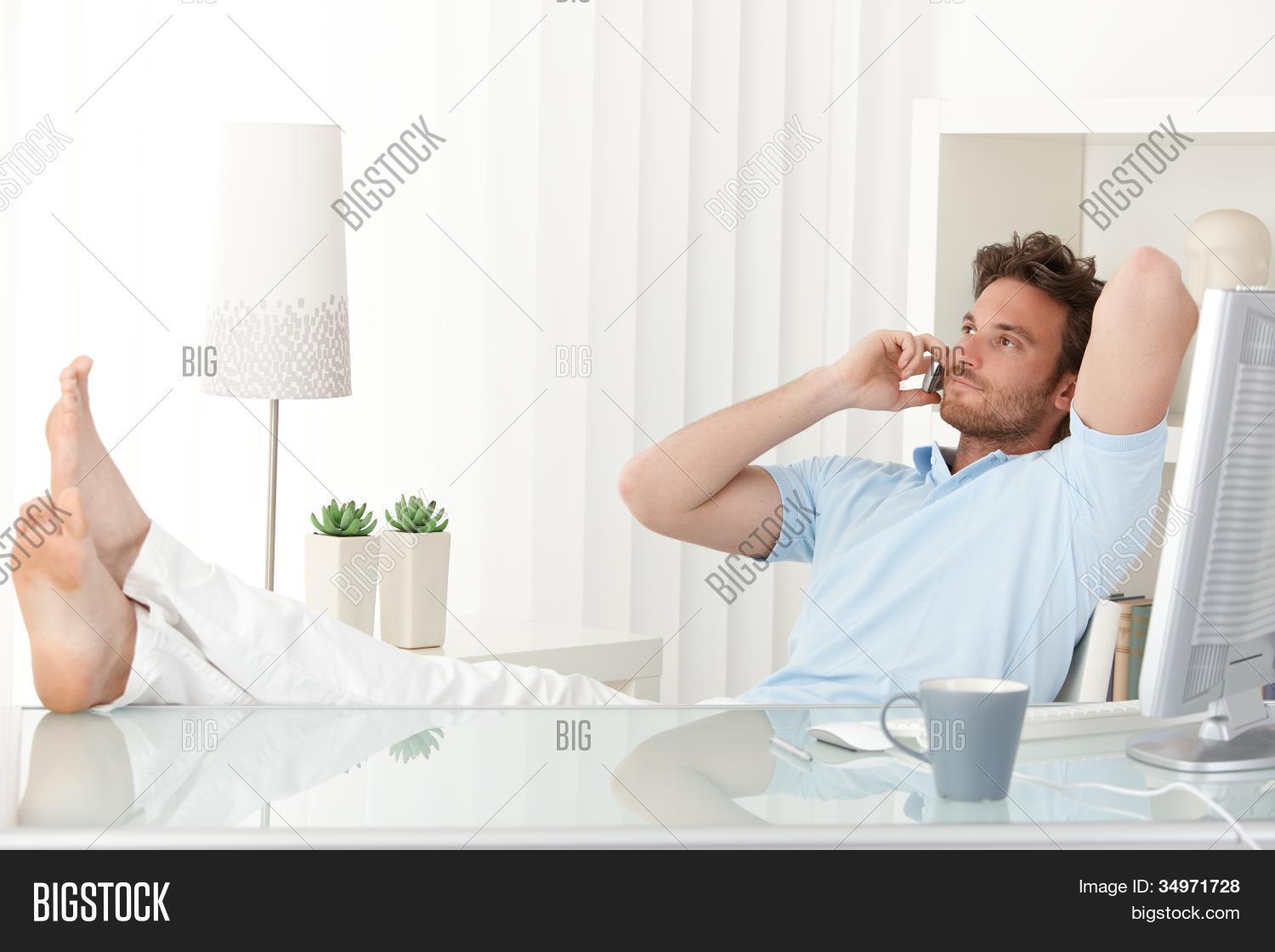 Man Setting Image Relaxed Man Sitting Image & Photo (Free Trial) | Bigstock