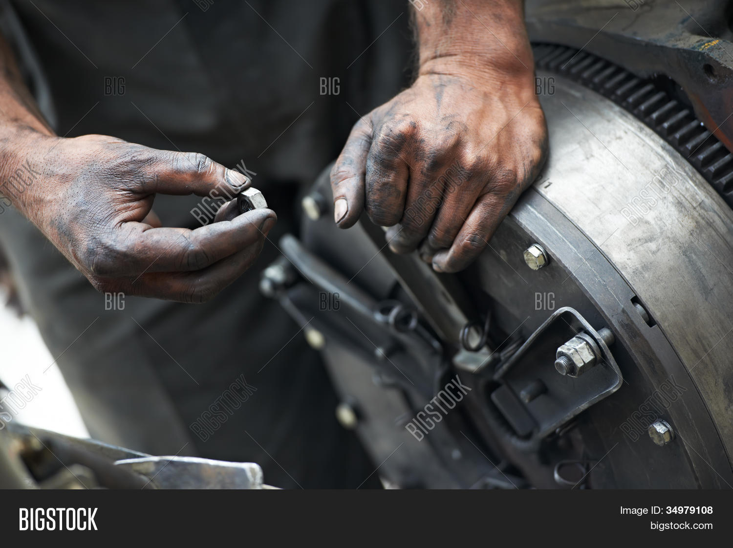 Imagen y foto Manos Mecánico Del (prueba gratis) Bigstock