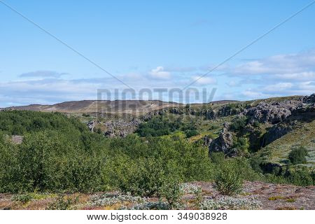 Gjain Nature Travel Destination In Thjorsardalur In South Iceland