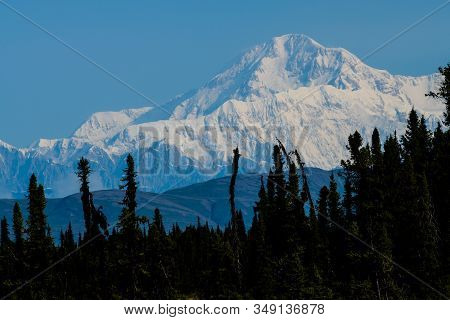 Mount Denali, Alaska - With Its 6190 Meters The Highest Mountain In North America And One Of The Col