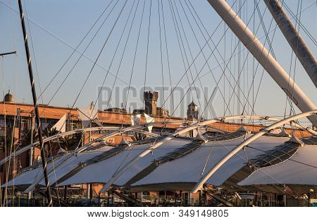 Genoa, Italy, January 23, 2020 - View Of 