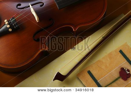 violin and bow