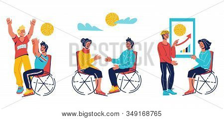 Environment Accessibility For Persons With Mobile Limits And Their Socialization Banner Template.