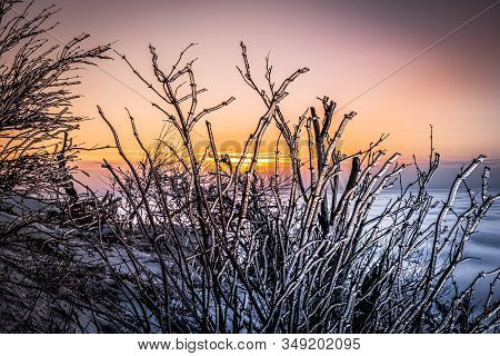 Jested Is A Mountain In The North Of The Czech Republic, Southwest Of Liberec. With A Promise Of 517