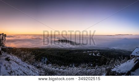 Jested Is A Mountain In The North Of The Czech Republic, Southwest Of Liberec. With A Promise Of 517