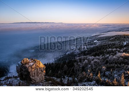 Jested Is A Mountain In The North Of The Czech Republic, Southwest Of Liberec. With A Promise Of 517