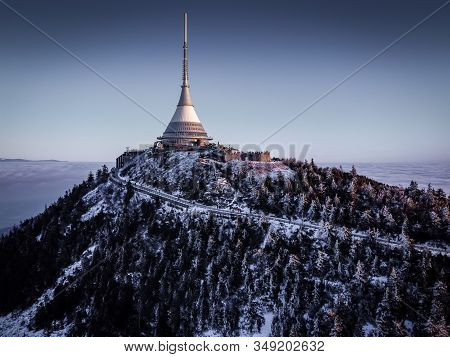Jested Is A Mountain In The North Of The Czech Republic, Southwest Of Liberec. With A Promise Of 517