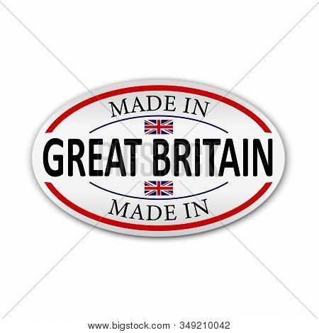 Label For Products Made In Great Britain.