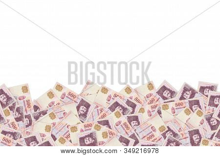 Francis Ii Rakoczi Portrait On Hungary 500 Forint 1993 Banknotes Pattern