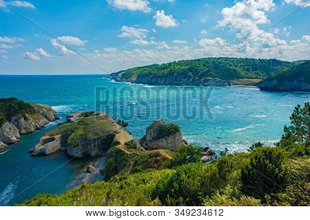 The Black Sea Coast At Kilimli Bay, Near Agva, Sile, In North West Turkey