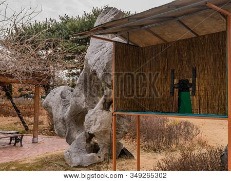 Large Geological Stone Formation