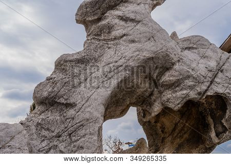 Large Geological Stone Formation
