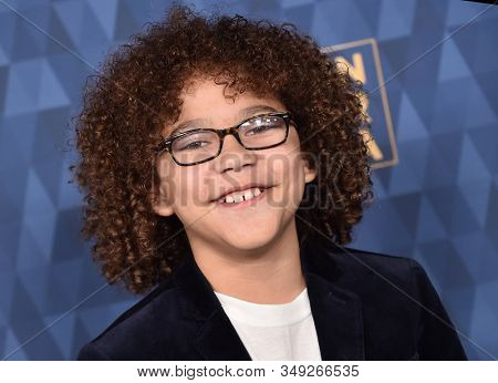 LOS ANGELES - JAN 08:  Ethan William Childress arrives for the ABC Winter TCA Party 2020 on January 08, 2020 in Pasadena, CA                