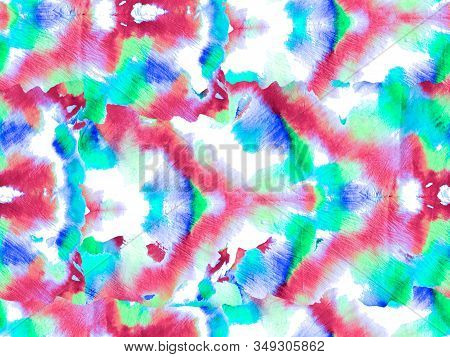 Watercolor Ethnic Design. Gold Yellow Rectangle Geo Rapport. Ethnic Seamless Pattern. Traditional Sp