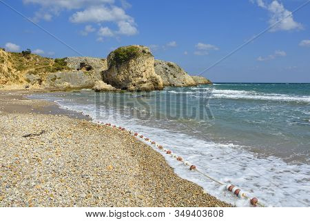 The Black Sea Coast At Kilimli Bay, Near Agva, Sile, In North West Turkey