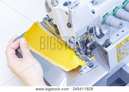 Sewing Studio. Seamstress Patch Fabric. Overlock Stitch. Overlock For Sewing Fabric. Tailoring