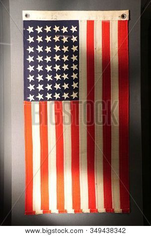 New Orleans, Louisiana, U.s.a - February 4, 2020 - The First Victory Flag To Fly Over Occupied Japan