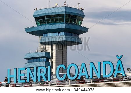 Bucharest, Romania - July 15, 2019: Henri Coanda International Airport, In Otopeni, 10.3 Mi, 16.5 Km