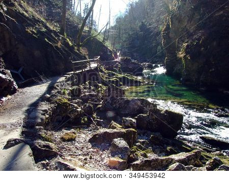 Vintgar Gorge Or Bled Gorge And Radovna River (soteska Vintgar Ali Blejski Vintgar In Reka Radovna) 