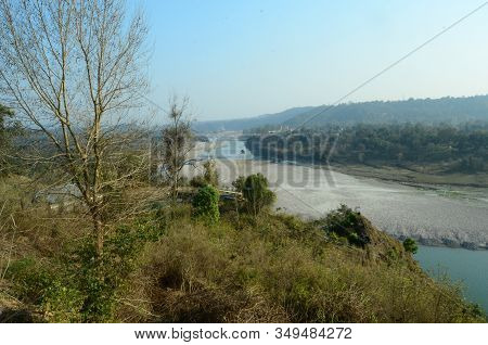 River Beas Flow Towards Punjab From Himachal