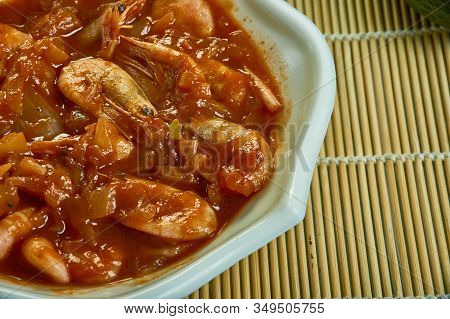 Balchao - Fiery Dish From Goa, Spicy Seafood Or Meat Dish In Goan Cuisine.