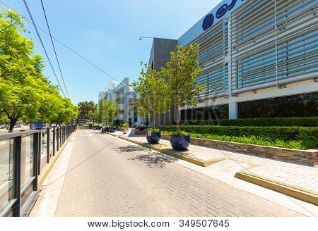 Cordoba Argentina January 30 This Modern Building Houses A Private Hospital In Verro District Northe