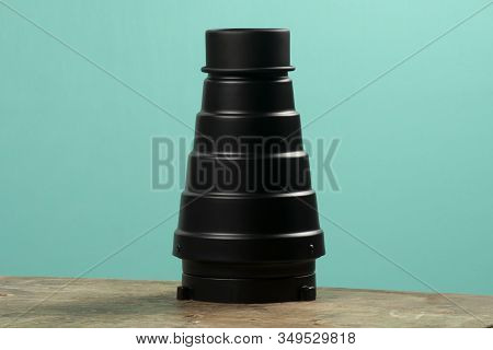 Photography Accessory - Snoot Over A A Wood Table
