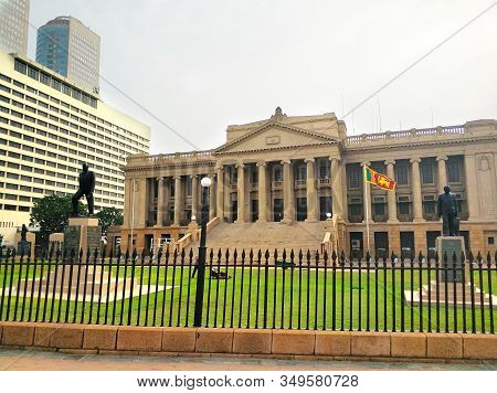 The Parliament Building In Sri Lanka. Kuala Lumpur / Malaysia - 02.24.2018