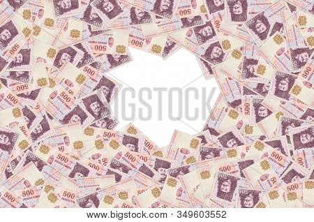 Francis Ii Rakoczi Portrait On Hungary 500 Forint 1993 Banknotes Pattern