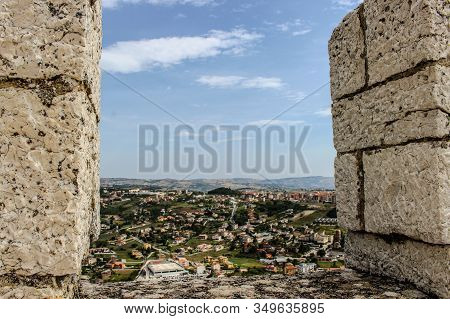 View Of The Monforte Castle, Campobasso Molise