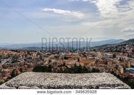 View Of The Monforte Castle, Campobasso Molise