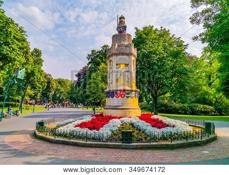 The Historical Baronie Monument In City Park Valkenberg Of Breda, Architecture By Pierre Cuypers, Th