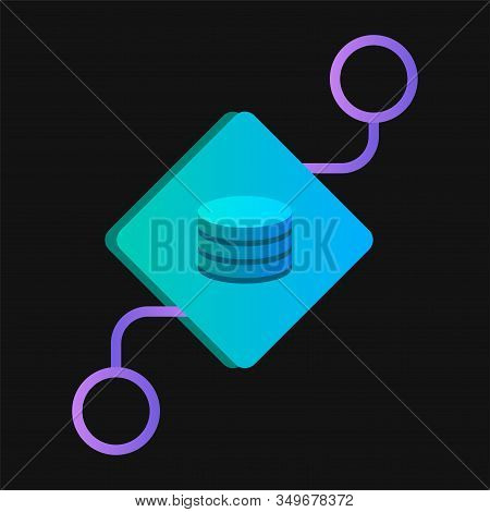 Data Warehouse Icon Logo Design. Vector Illustration