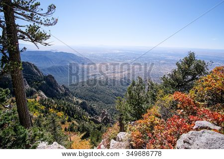 View Of Albuquerque New Mexico From The Sandia Mountains