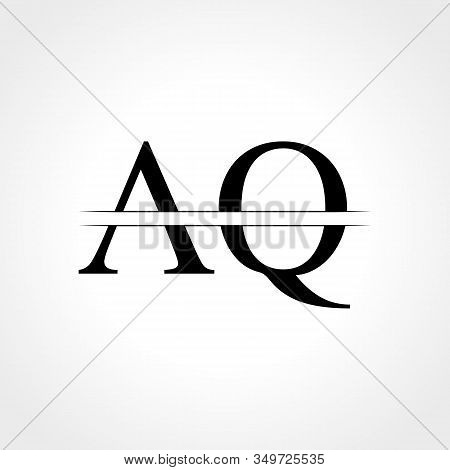 Initial Aq Letter Logo With Creative Modern Business Typography Vector Template. Creative Abstract L