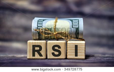 Rsi - Relative Strength Index Acronym Concept On Cubes