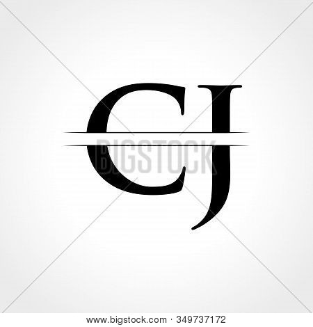 Initial Cj Letter Logo With Creative Modern Business Typography Vector Template. Creative Abstract L