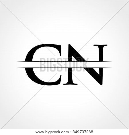 Initial Cn Letter Logo With Creative Modern Business Typography Vector Template. Creative Abstract L