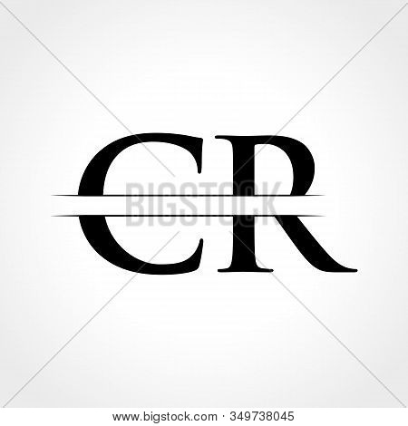 Initial Cr Letter Logo With Creative Modern Business Typography Vector Template. Creative Abstract L